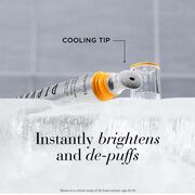 Cooling tip instantly brightens and de-puffs