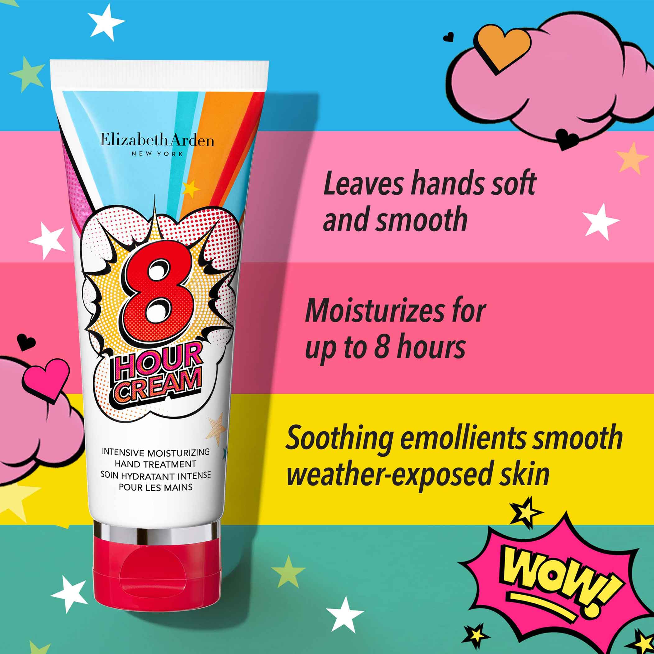 Leaves hands soft and smooth, moisturizes for up to 8 hours